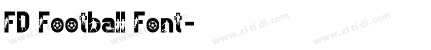 FD Football Font字体转换